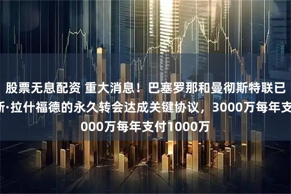 股票无息配资 重大消息！巴塞罗那和曼彻斯特联已经就马库斯·拉什福德的永久转会达成关键协议，3000万每年支付1000万